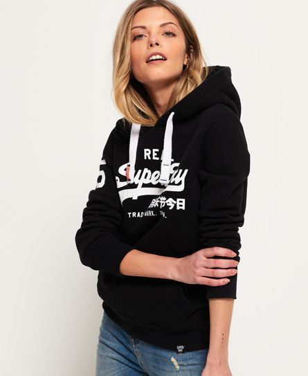 logo hoodie metalwork vintage Superdry Hoodies dames Hoodies voor  NL   Dames