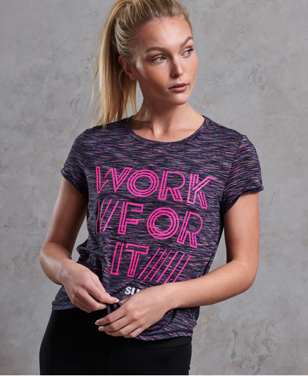 Superdry Sd Sport Fitspiration Ombre T Shirt superdry kopen in de aanbieding