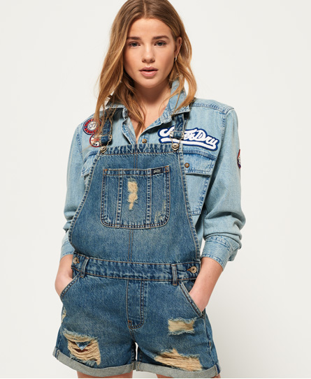 Superdry Acid Dungaree Boyshorts Acid Dungaree Boyshorts