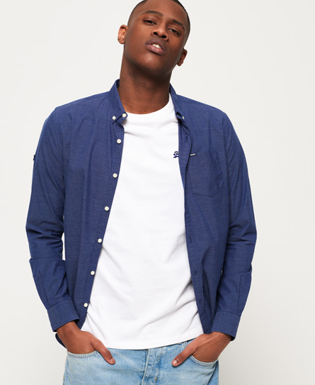 Superdry Pinpoint Oxford Overhemd superdry kopen in de aanbieding Superdry Pinpoint Oxford Overhemd superdry kopen in de aanbieding