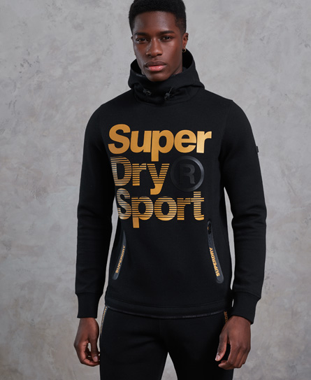 Superdry Gym Tech Gold Award Hoodie Gym Tech Gold Award Hoodie
