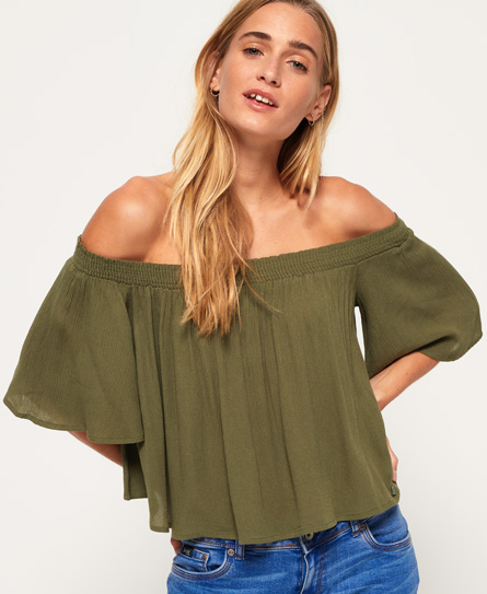 Superdry Alia Off The Shoulder Blouse Alia Off The Shoulder Blouse