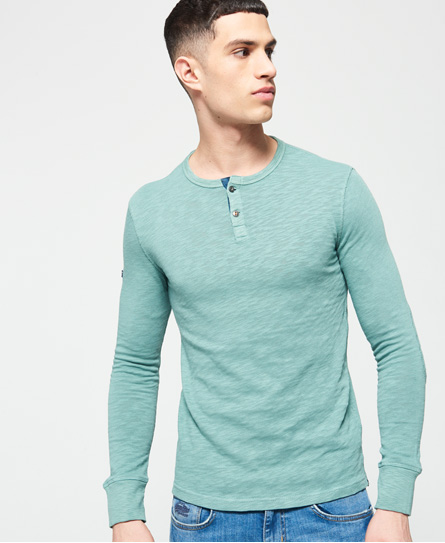 Superdry Bootlegger Grandad Shirt Met Lange Mouwen superdry kopen in de aanbieding