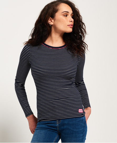 Superdry Pacific Long Sleeve Stripe Top Pacific Long Sleeve Stripe Top