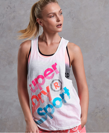 Superdry Hyper Sport Label Vest Top Hyper Sport Label Vest Top