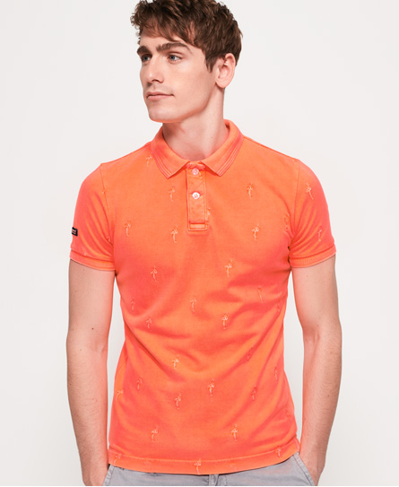 Superdry Classic Bermuda Pique Poloshirt Met All Over Print superdry kopen in de aanbieding Superdry Classic Bermuda Pique Poloshirt Met All Over Print superdry kopen in de aanbieding