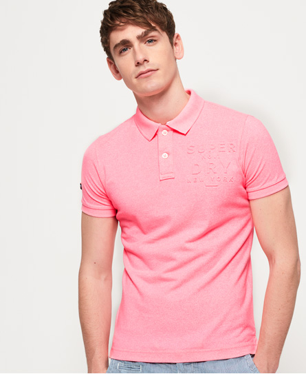 Superdry Classic Embossed Pique Polo superdry kopen in de aanbieding