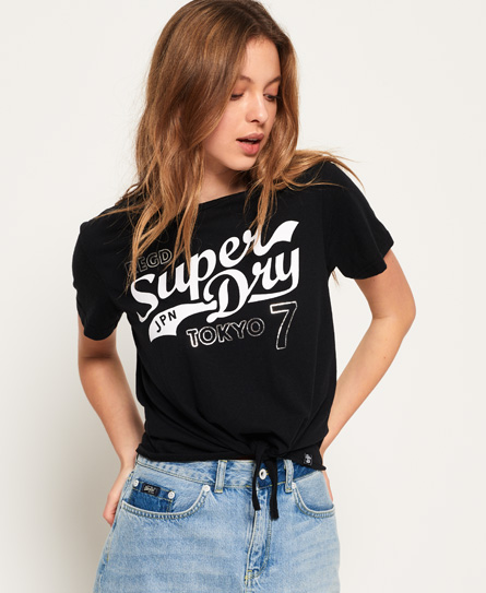 Superdry Tokyo 7 Knot Front T-Shirt Tokyo 7 Knot Front T-Shirt
