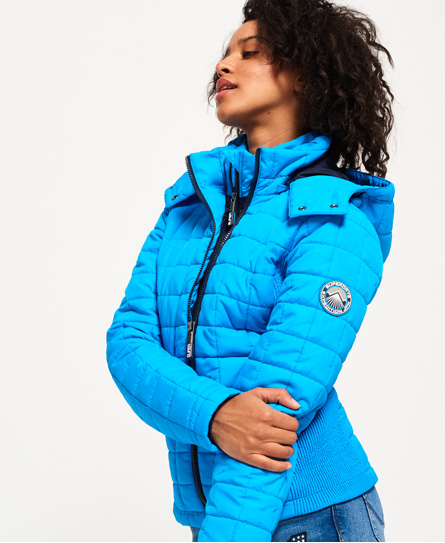 Superdry Hooded Box Quilt Fuji Jacket Hooded Box Quilt Fuji Jacket