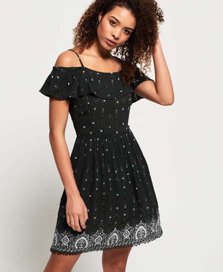 Superdry Peekaboo Embroidered Dress Peekaboo Embroidered Dress