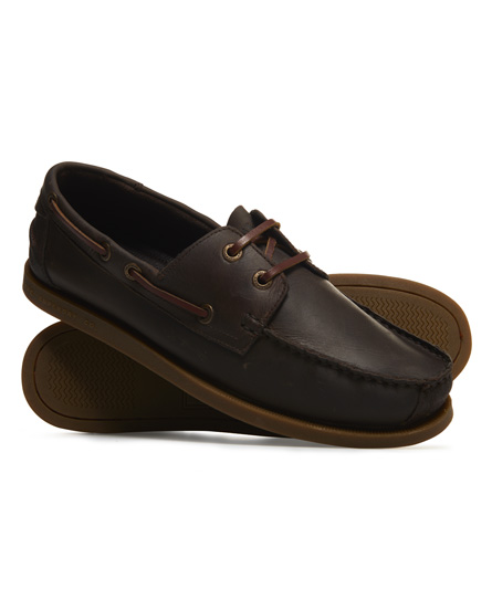 Superdry Leather Deck Shoes Leather Deck Shoes