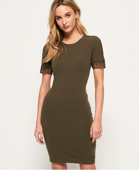 Superdry Pacific Lace Panelled Dress Pacific Lace Panelled Dress
