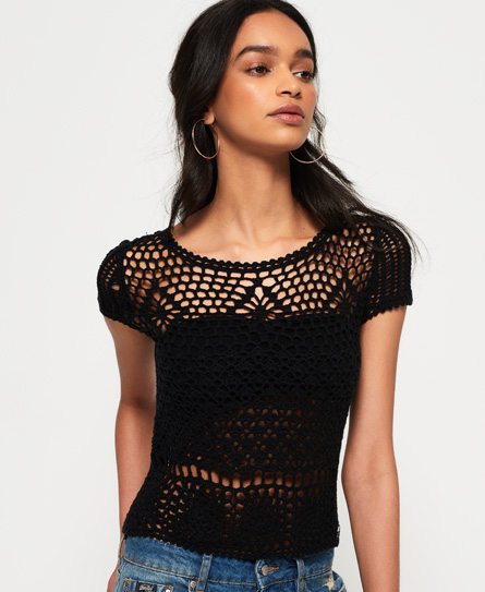 Superdry Malu Crochet Top Malu Crochet Top