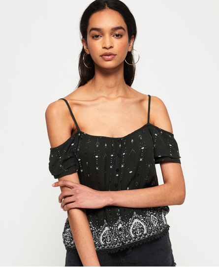 Superdry Peekaboo Embroidered Top Peekaboo Embroidered Top