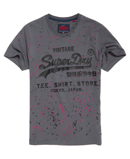 Superdry Shirt Shop Splatter T-Shirt Shirt Shop Splatter T-Shirt
