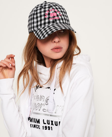 Superdry 格紋棒球帽 格紋棒球帽