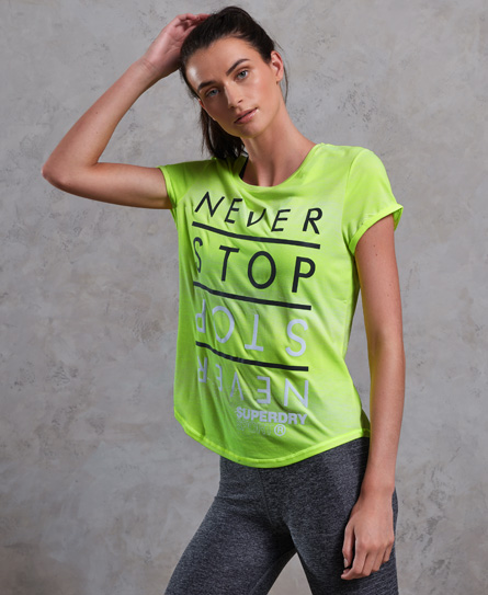 Superdry SD Sport Fitspiration Ombre T-Shirt SD Sport Fitspiration Ombre T-Shirt