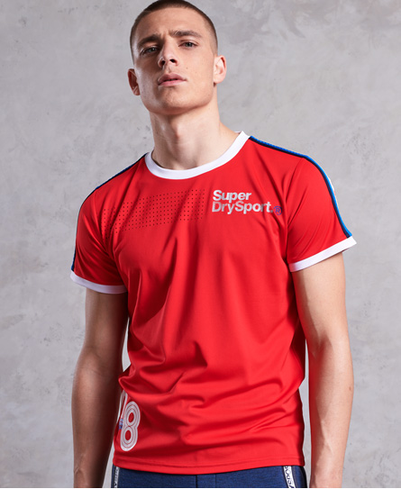 Superdry Team Tech T-shirt In Red