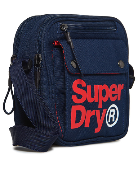 Mens - Lineman Utility Bag in Navy/red | Superdry