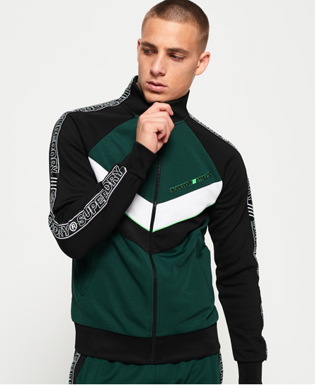 Superdry SD Tricot getapete trainingsvest SD Tricot getapete trainingsvest