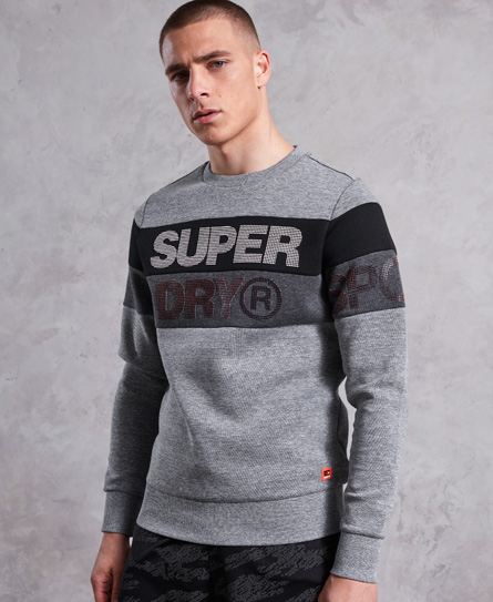 Superdry Gym Tech Cut Trui Met Ronde Hals superdry kopen in de aanbieding