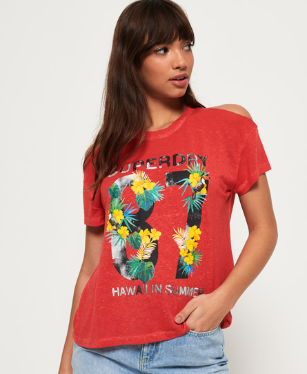Superdry Utopia Cold Shoulder Top superdry kopen in de aanbieding Superdry Utopia Cold Shoulder Top superdry kopen in de aanbieding