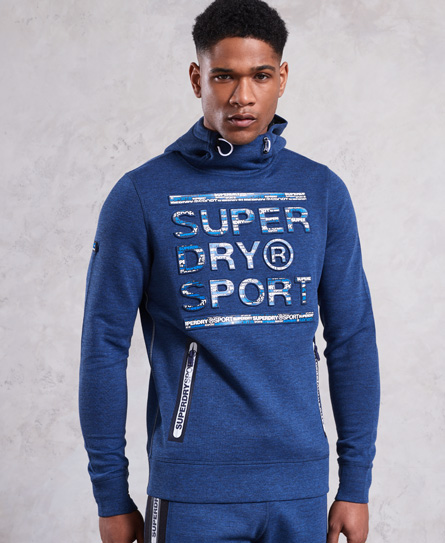 Superdry Gym Tech Court Overhead Hoodie Gym Tech Court Overhead Hoodie