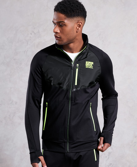 Superdry Training Hybrid Track Top Training Hybrid Track Top