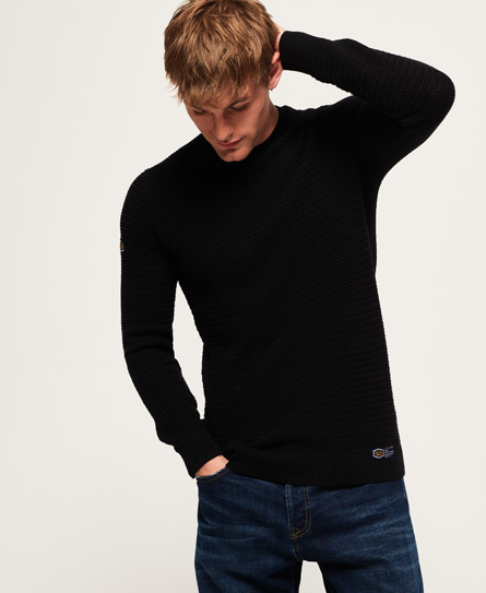 Superdry Academy Textured Trui Met Ronde Hals superdry kopen in de aanbieding Superdry Academy Textured Trui Met Ronde Hals superdry kopen in de aanbieding