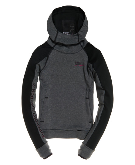 Superdry Carbon Run Free Hoodie Carbon Run Free Hoodie