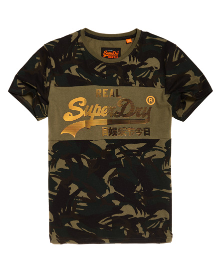 Superdry Vintage Logo 1st Panel Camo T-Shirt Vintage Logo 1st Panel Camo T-Shirt