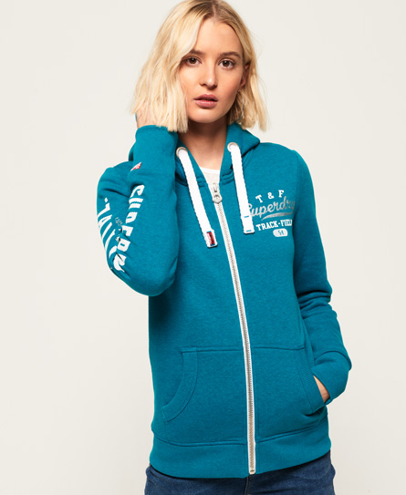 Superdry Track Field Hoodie Met Rits superdry kopen in de aanbieding Superdry Track Field Hoodie Met Rits superdry kopen in de aanbieding