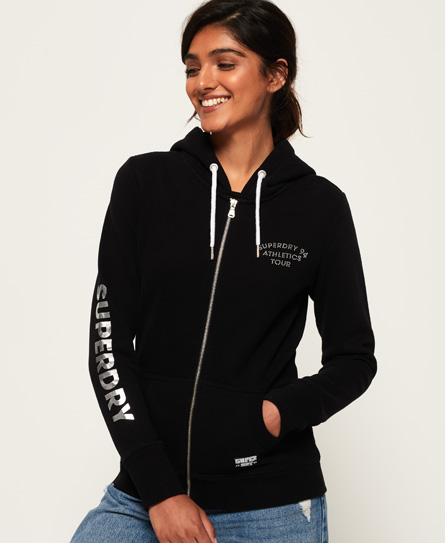 Superdry Rosie Hoodie Met Rits superdry kopen in de aanbieding