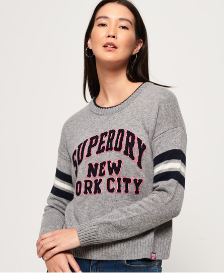 Superdry College Sport Logo Strickpullover