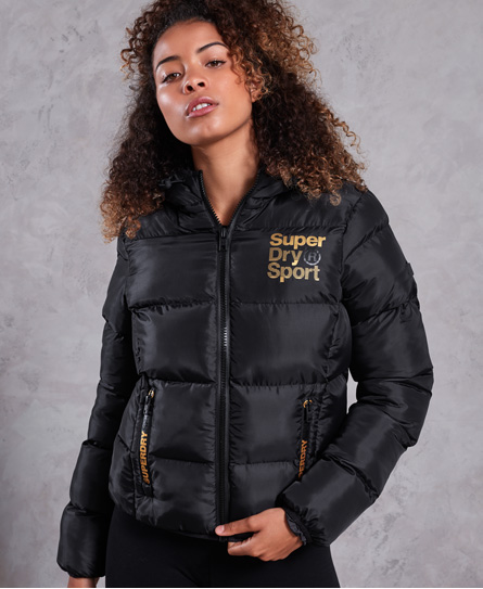 Superdry Gym Tech Gold Puffa Jacket Gym Tech Gold Puffa Jacket
