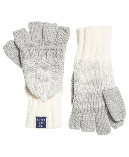 Superdry Clarrie handschoenen met kabelpatroon Clarrie handschoenen met kabelpatroon