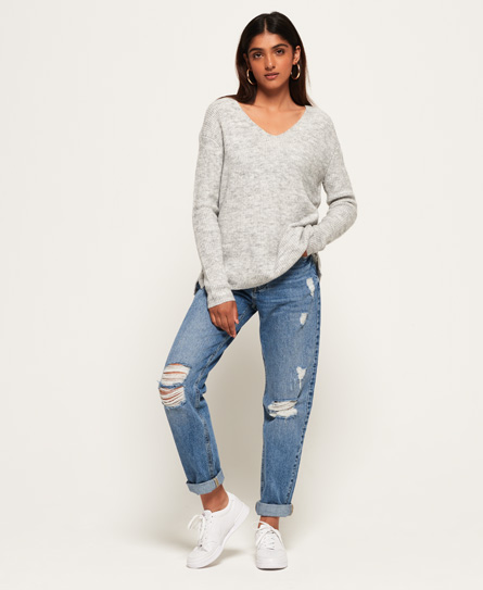 Superdry Harper Boyfriend Jeans superdry kopen in de aanbieding