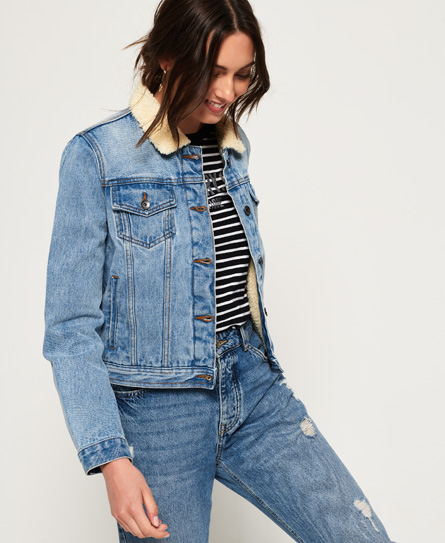 Superdry Borg Girlfriend Jacket Borg Girlfriend Jacket