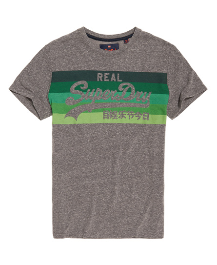 Superdry Vintage Logo Cali Stripe T Shirt superdry kopen in de aanbieding