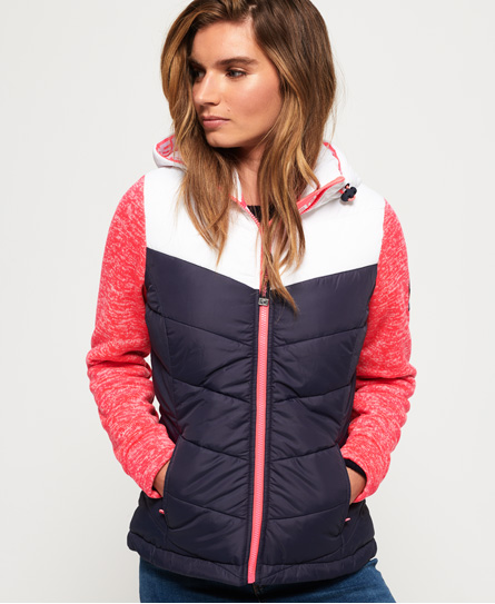 Superdry Storm Hybrid Colour Block Hoodie Met Rits superdry kopen in de aanbieding Superdry Storm Hybrid Colour Block Hoodie Met Rits superdry kopen in de aanbieding