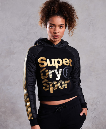 Superdry Gymtech Gold Hybrid hoodie Gymtech Gold Hybrid hoodie