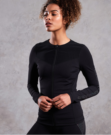 Superdry Performance Zip Through Top Performance Zip Through Top