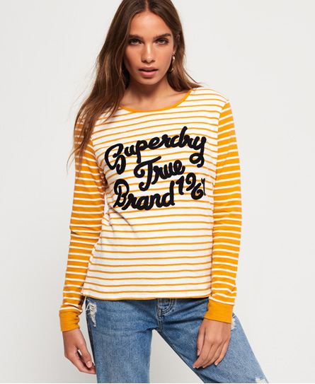 Superdry Andie Stripe Graphic Top Andie Stripe Graphic Top