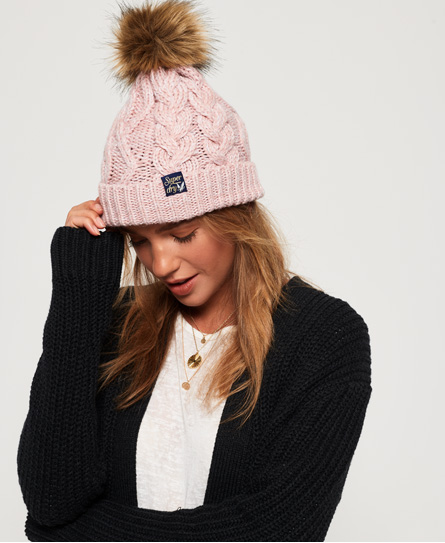 superdry arizona cable beanie