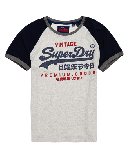 Superdry Premium Goods Raglan Short Sleeve T-Shirt Premium Goods Raglan Short Sleeve T-Shirt