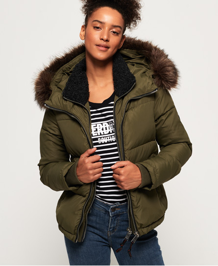 Superdry Gewatteerde Horizon Jas superdry kopen in de aanbieding