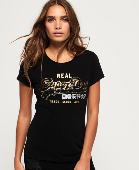 Superdry Vintage Logo Star Sequin Top Vintage Logo Star Sequin Top