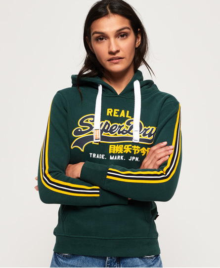 Superdry Vintage Logo Applique Hoodie superdry kopen in de aanbieding Superdry Vintage Logo Applique Hoodie superdry kopen in de aanbieding