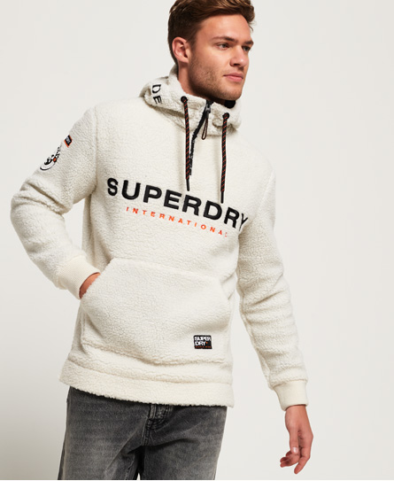 Superdry Mountain Sherpa Half Zip Overhead Hoodie Mountain Sherpa Half Zip Overhead Hoodie