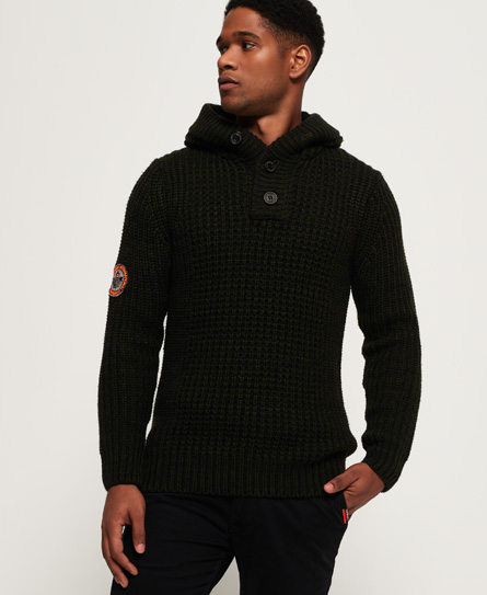 Superdry Ski Racer Henley Hooded Jumper Ski Racer Henley Hooded Jumper
